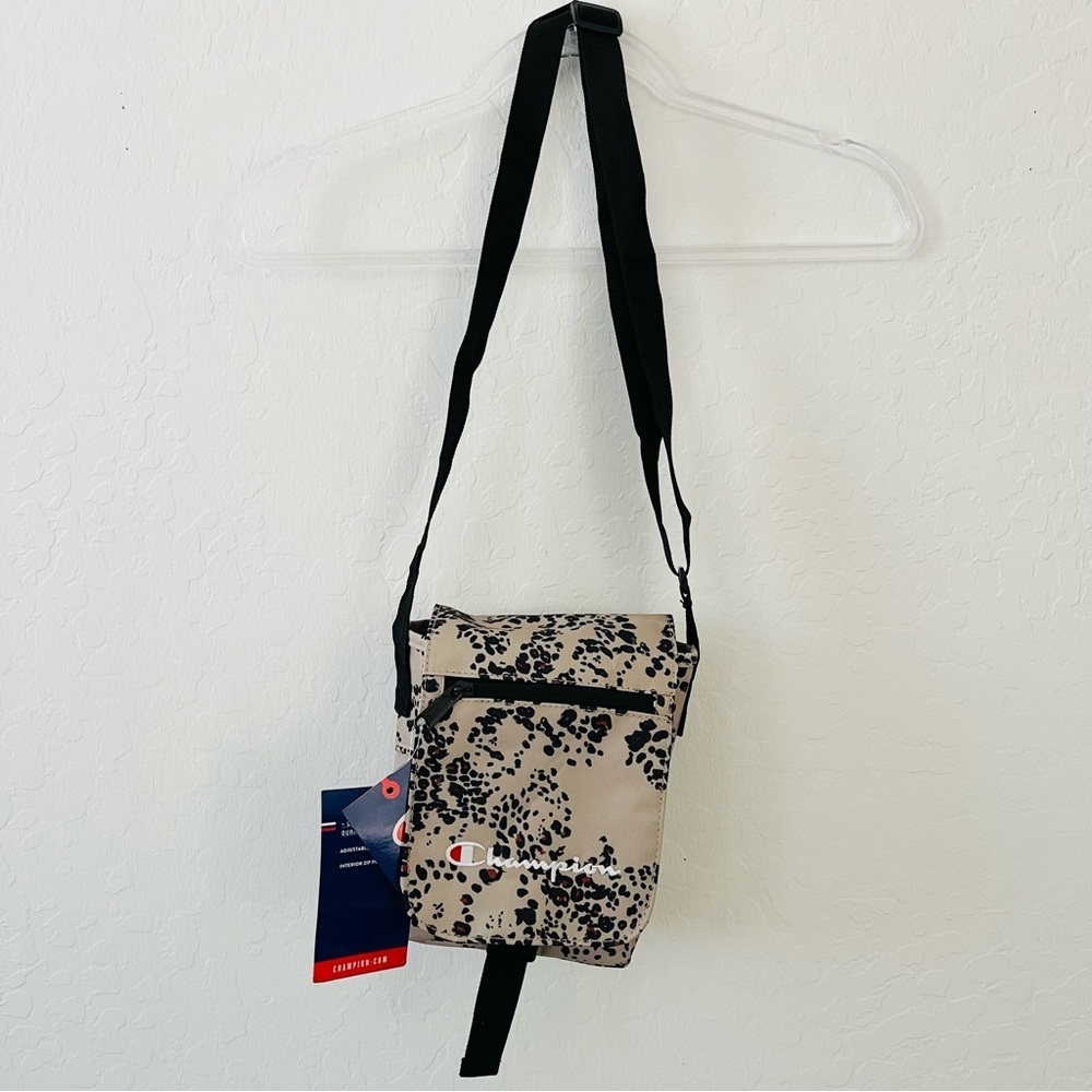 Champion Black and Cream Crossbody Bag - Picture 2 of 9